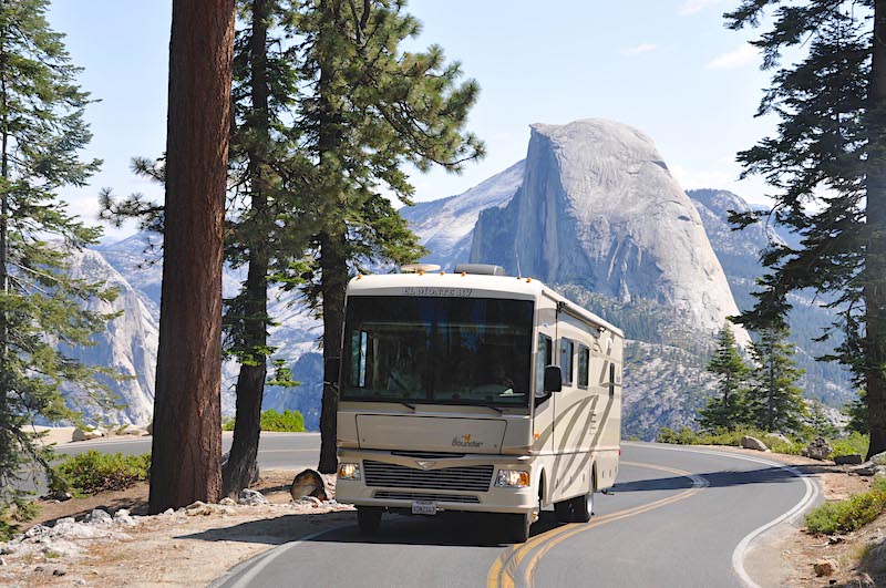 RV on road