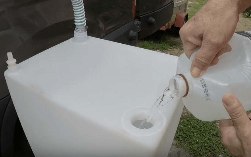 RV freshwater tank