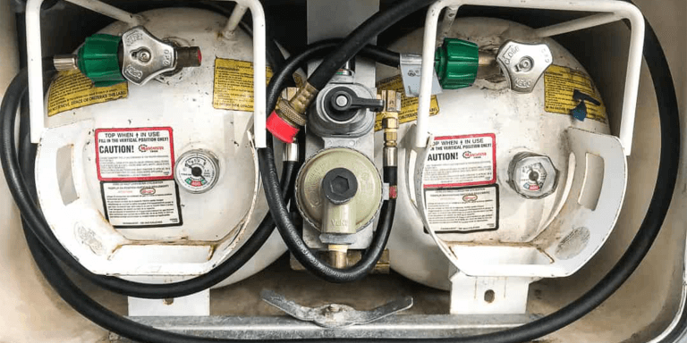 RV propane cylinders