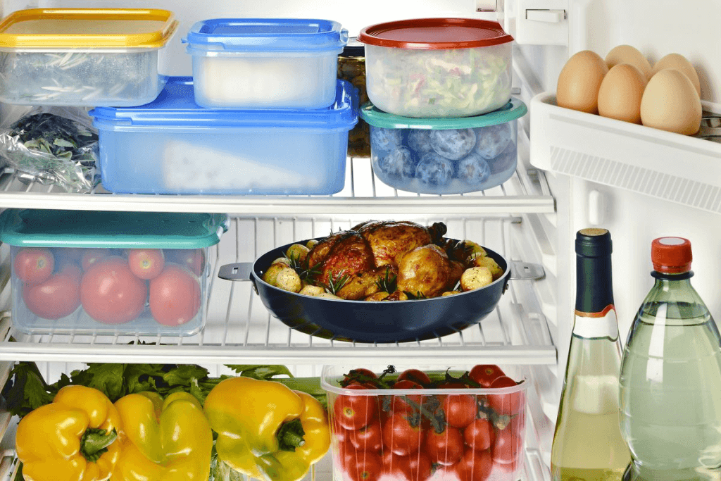 A well organized fridge